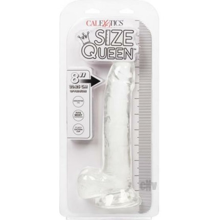 Size Queen 8" Dildo - Clear