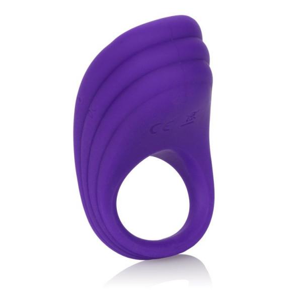 CNVEF-ESE-1841-05-3_21503008203 Silicone Rechargeable Passion Enhancer Ring Purple - Image 1