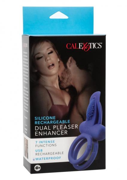 CNVEF-ESE-1843-15-35f61d4f82ec54 Silicone Rechargeable Dual Pleaser Enhancer - Image 1