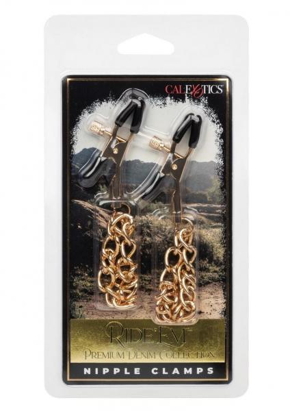 CNVEF-ESE-2708-08-264ccbe6013346 Ride Em Premium Denim Coll Nipple Clamps - Image 1