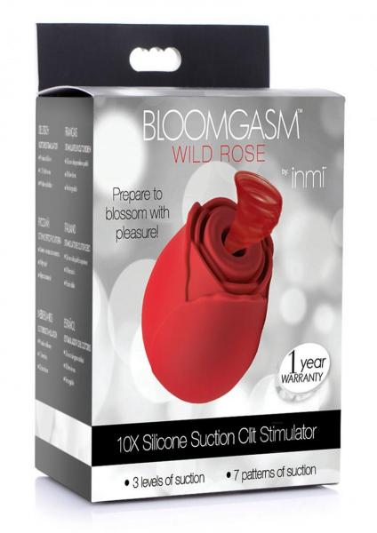 CNVEF-EXR-AG776609b9a9a3a261 Bloomgasm Wild Rose 10x Silicone Clit Stimulator - Image 1