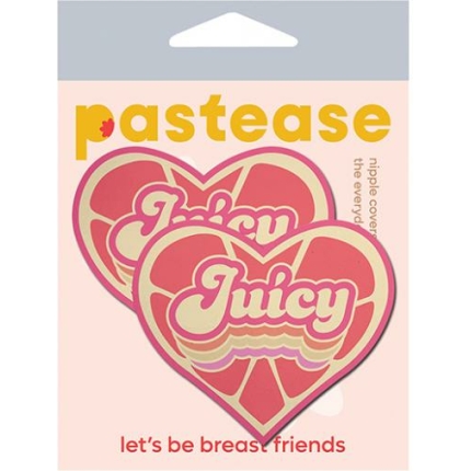 Pastease Premium Retro Heart Juicy - Pink Grapefruit O/s