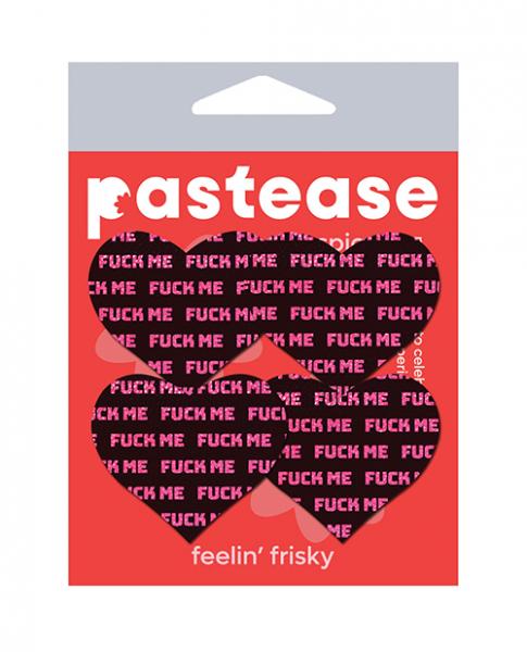 CNVELD-8370-PETHRTFME650d66218131a Pastease Petites Fuck Me Hearts - Black/pink O/s - Image 1