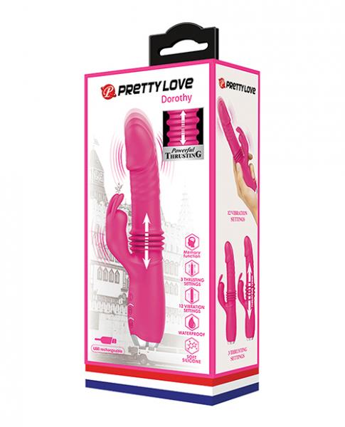 CNVELD-BI-014713-15df6129ec71f4 Pretty Love Dorothy Thrusting Rabbit - Pink - Image 1