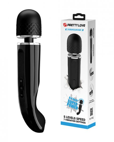 CNVELD-BI-014848623ee47ff22bd Pretty Love 9.4" Charming Massager - Black - Image 1