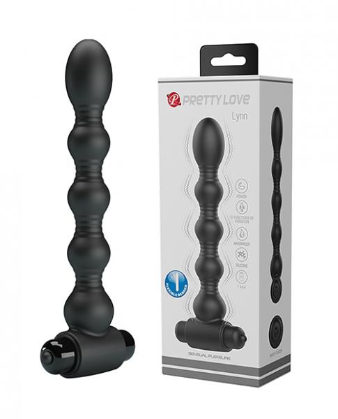 CNVELD-BI-04010560e96fea041a8 Pretty Love Lynn Vibrating Beads - Black - Image 1