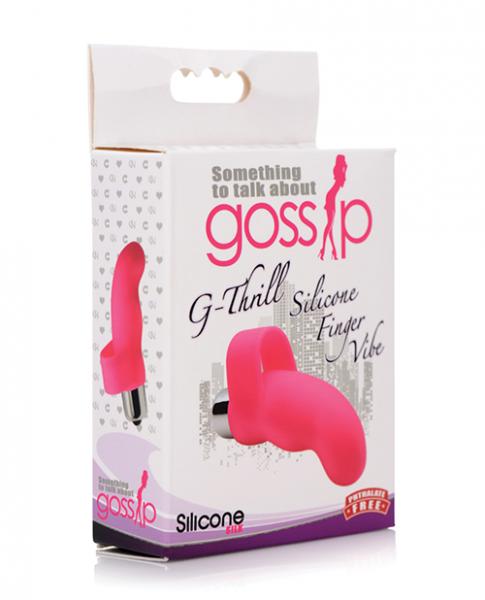 CNVELD-CN-04-0736-50609e4a793b2ed G-thrill Silicone Finger Vibe - Magenta - Image 1