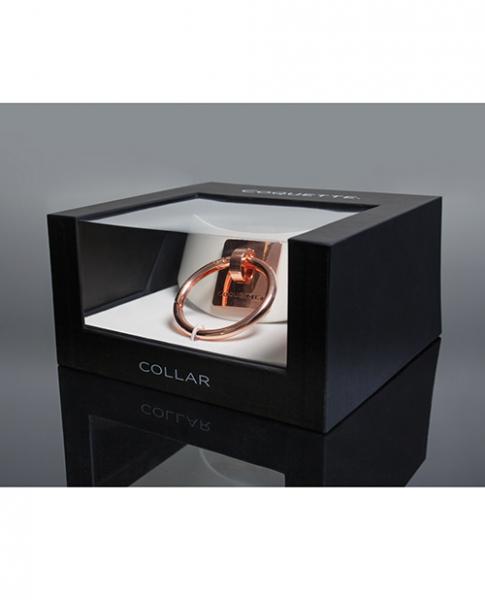 CNVELD-CP2361964a93418f33cc Pleasure Collection Adjustable Collar - White/rose Gold - Image 1