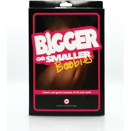 Play Wiv Me Bigger Or Smaller Boobs Card Game