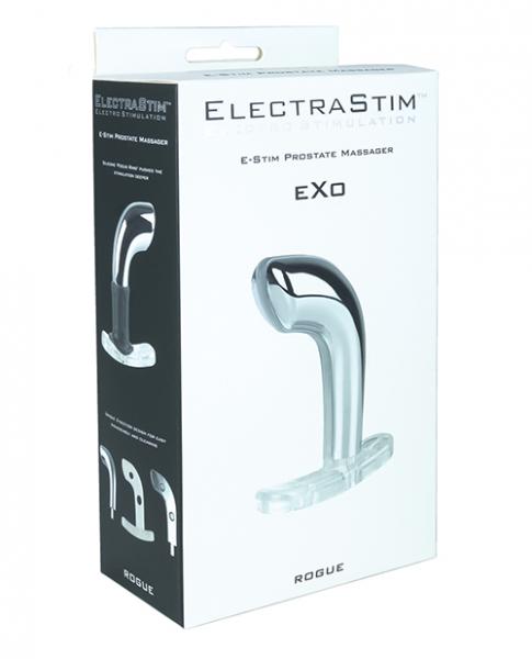 CNVELD-CYEM3196625e8872a64c1 Electrastim Exo Rogue Prostate Massager - Silver - Image 1
