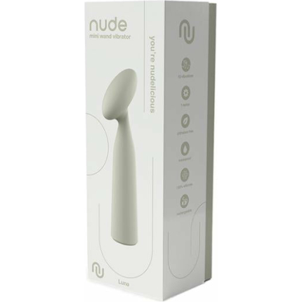 NUDE Luna Rechargeable Mini Wand Vibe - Mint