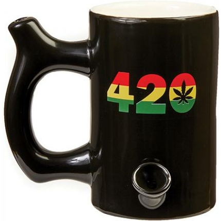 Fashioncraft Large Mug - 420 Black Rasta