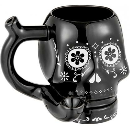 Fashioncraft Novelty Mug - Black Skull