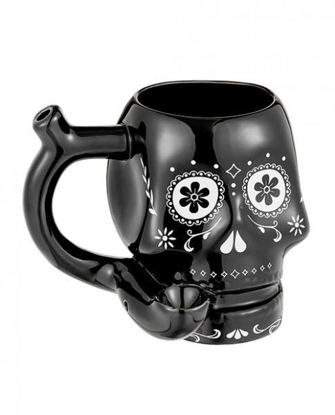 CNVELD-FCM8247863e624371136e Fashioncraft Novelty Mug - Black Skull - Image 1