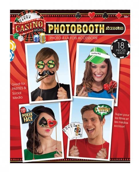 CNVELD-FOR-775545deb868eec98b Casino Photo Booth Prop Kit 18 Pieces - Image 1