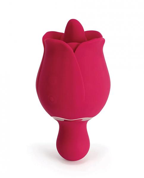CNVELD-HPB-529R63a4390b15acd Sylvia Tongue Licking Rose Vibrator - Red - Image 1