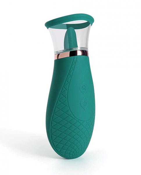 CNVELD-HPB-687D63f747c8934ea Scioness Sucking And Licking Clitoral Stimulator - Green - Image 1