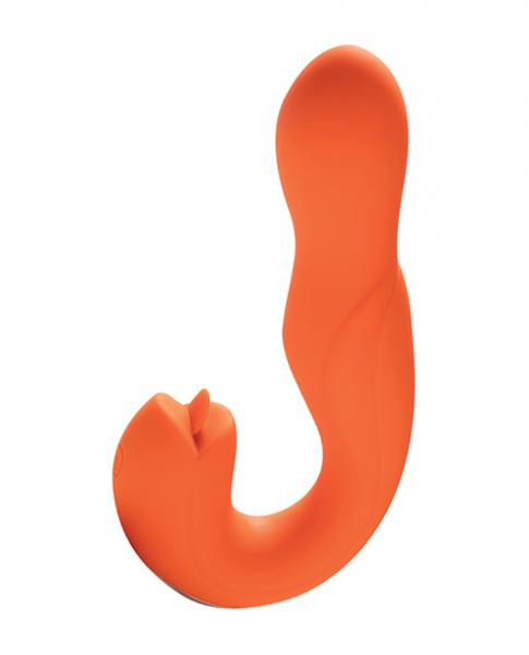 CNVELD-HPB-884O64afcb7e4723f Joi Pro Rotating Head G-spot Vibrator & Clit Licker W/remote - Orange - Image 1