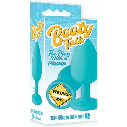 The 9's Booty Calls Wrong Way Plug - Blue