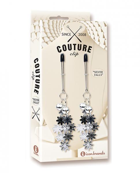 CNVELD-IBIC330464255de46c014 Couture Clips Luxury Nipple Clamps - Silver Falls - Image 1