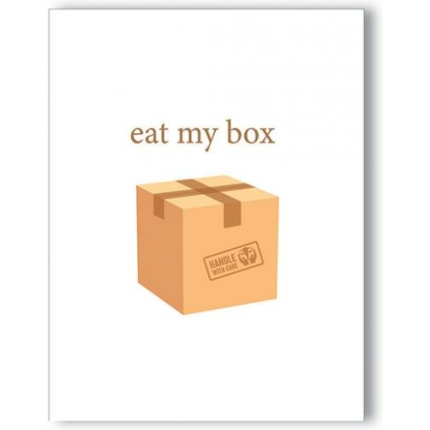 Eat My Box Naughty Greeting Card