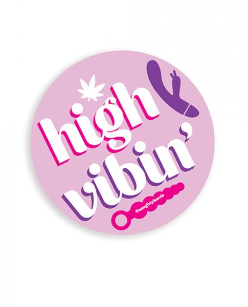 CNVELD-KK-NS-VIBIN64328d21dbb59 High Vibin' 420 Sticker - Pack Of 3 - Image 1