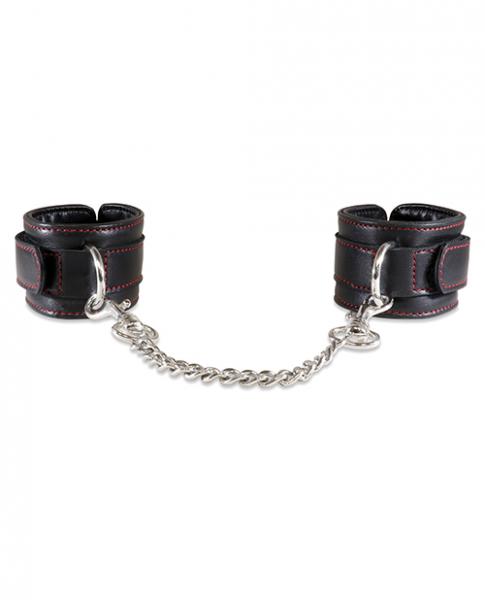 CNVELD-LTH64195decd819e6b07 Sultra Lambskin Handcuffs With 5.5 inches Chain Black - Image 1