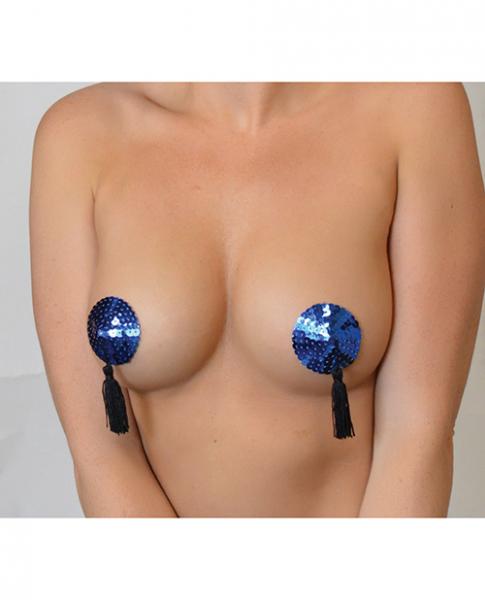 CNVELD-MC-P193RY637dfd82dd78f Minor Creations Sequin Pasties W Tassel Royal - Image 1