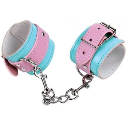 Nobu Fetish Handcuffs - Pink/blue
