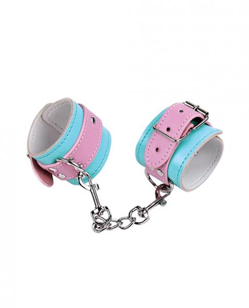 CNVELD-NB001640641ec686092c0 Nobu Fetish Handcuffs - Pink/blue - Image 1