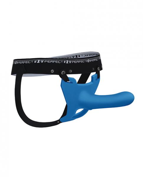 CNVELD-PF-ZR-06964cf6fce11e6a Perfect Fit Zoro 6.5" Strap On W/case - Blue - Image 1