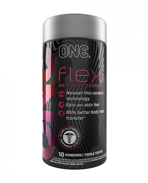 CNVELD-PM151-326530fedb41faa One Flex Graphene Condom - Pack Of 10 - Image 1