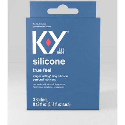 K-y Silicone True Feel Lube Pack Of 3 Satchet