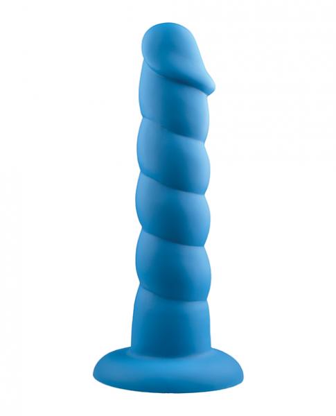 CNVELD-RC-SDAD9-101-B61012af820dcd Rock Candy Suga Daddy 9.5" Silicone Dildo - Blue - Image 1