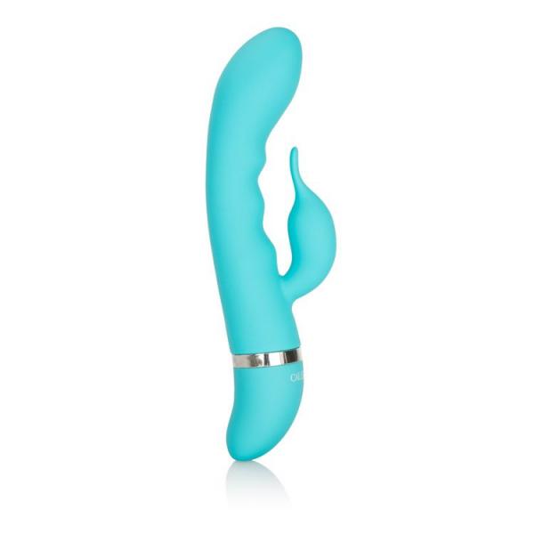 CNVELD-SE0737-10_31488302036 Foreplay Frenzy Teaser Rabbit Style Vibrator Blue - Image 1