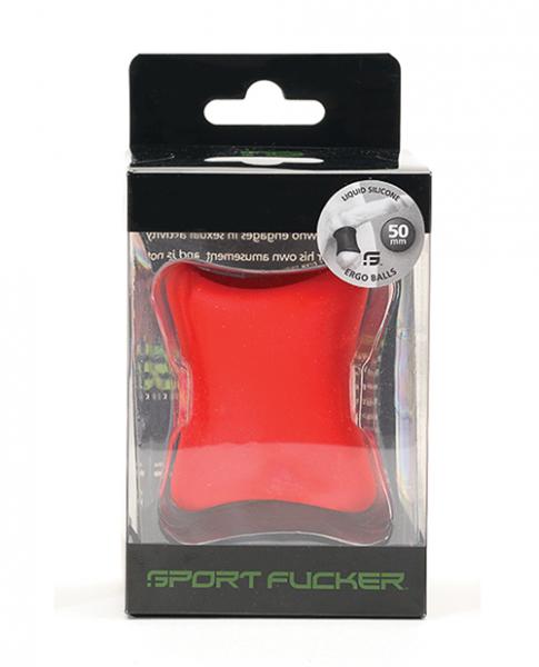 CNVELD-SF2207263259b264bdad Sport Fucker Ergo Balls - 50mm Red - Image 1