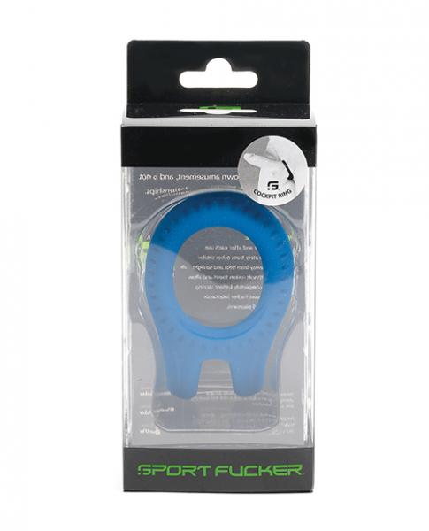 CNVELD-SF223176362403b68532 Sport Fucker Cockpit Cockring - Blue - Image 1