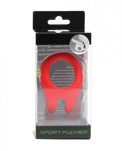 CNVELD-SF223186362403c91977 Sport Fucker Cockpit Cockring - Red - Image 1