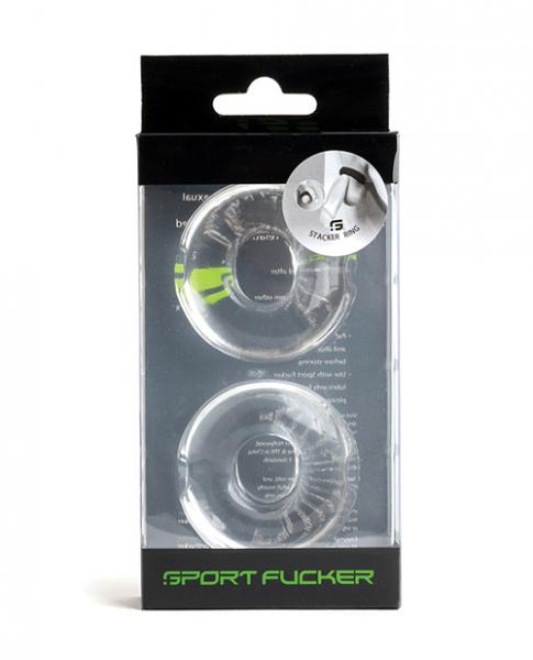 CNVELD-SF2318865a26d97923be Sport Fucker Stacker Rings - Clear - Image 1