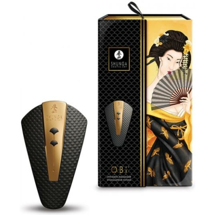 Shunga Obi Intimate Massager - Black