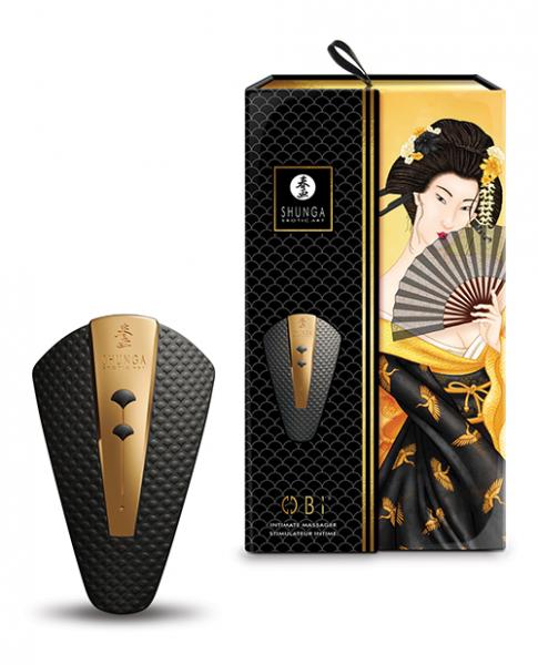 CNVELD-SHU1046330270869a7d Shunga Obi Intimate Massager - Black - Image 1