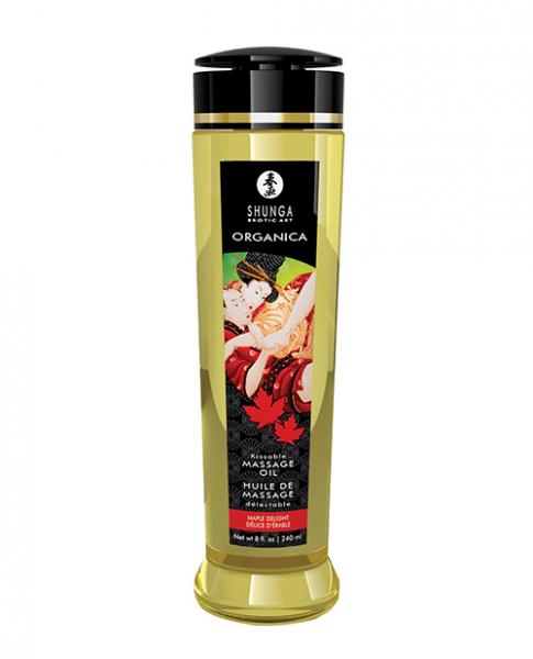 CNVELD-SHU13205fe5c687b1a76 Shunga Organica Kissable Massage Oil - 8 Oz Maple Delight - Image 1