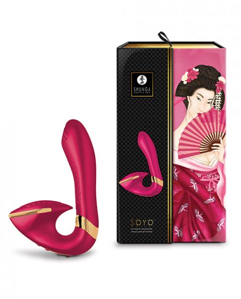 CNVELD-SHU40163302711299df Shunga Soyo Intimate Massager - Raspberry - Image 1