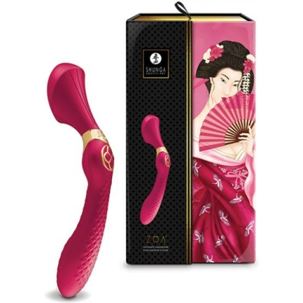 Shunga Zoa Intimate Massager - Raspberry