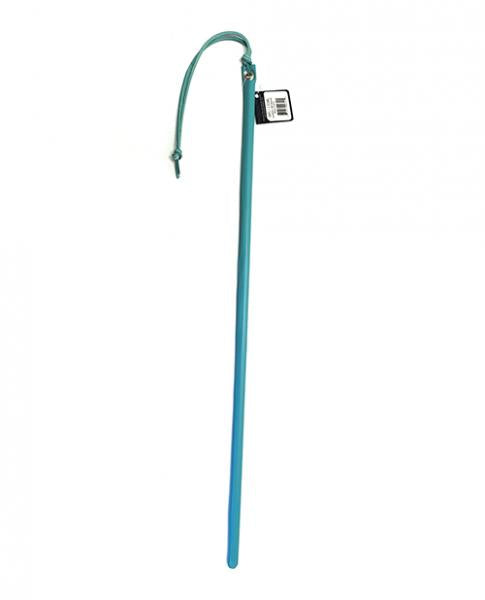CNVELD-SPL-11DBL646de0d3aca88 Spartacus 24" Leather Wrapped Cane - Baby Blue - Image 1