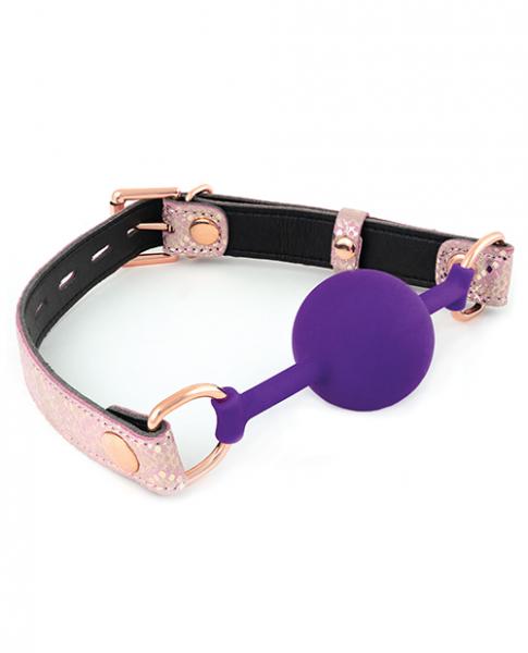 CNVELD-SPU-411PS5d8c8cafad69c Spartacus Silicone Gag Leather Microfiber Lining Pink - Image 1