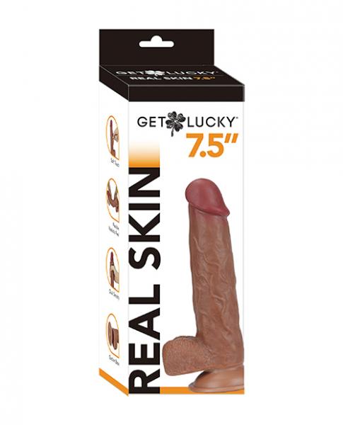 CNVELD-VD-GL06406185010de6206 Get Lucky 7.5" Real Skin Series - Light Brown - Image 1