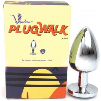 Voodoo Plug Walk Large Stainless Steel - Silver