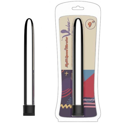 Voodoo 9" Multi Speed Vibrator - Silver