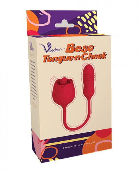 CNVELD-VD-VT45546330271ad6d4e Voodoo Beso Tongue N Cheek - Red - Image 1